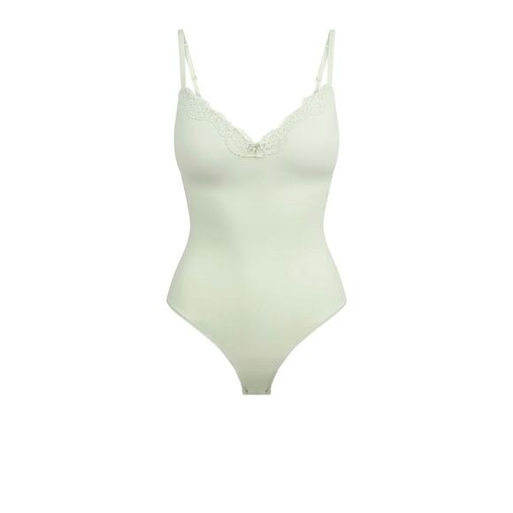 SKIMS Spearmint Push Up Bodysuit - Size XL - Built in Bra - Picture 3 of 4